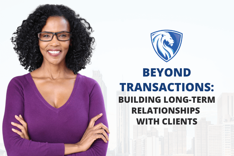 Building long-term relationships with clients